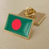 Bangladesh Flag Lapel Pin, Rectangle
