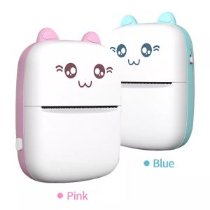 Mini Thermal Printer, Inkless Bluetooth connected Photo, Label Printer