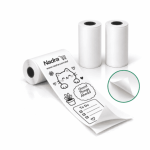 56x30mm Thermal Sticker Paper Roll for Your Mini Printer!